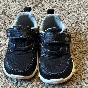 See Kai Run Black and White Kids Sneakers